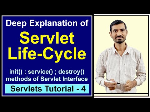 #4 Life Cycle of Servlet || init() service() destroy() methods of Servlet Hindi