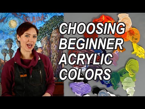 Choosing Beginner Acrylic Colors