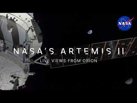 NASA's Artemis II Live Views from Orion