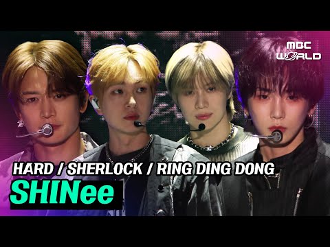 [SUB] The first ever ⟪HARD⟫ performance by SHINee on TV as a whole #SHINEE