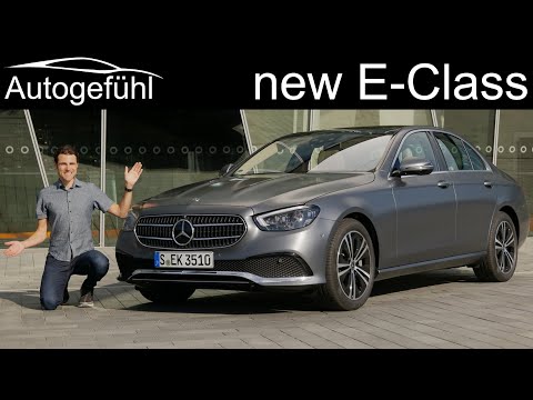 new Mercedes E-Class Facelift FULL REVIEW 2021 EClass sedan E-Klasse Limousine E350 MHEV Autogefühl