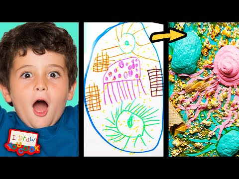 Can These Chefs Turn This Sea Monster Drawing Into Sweet Desserts? • Tasty