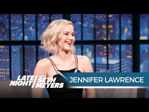 Jennifer Lawrence on Her Friendship with Amy Schumer - Late Night with Seth Meyers