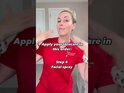 Apply your skincare products in this order 👇👇