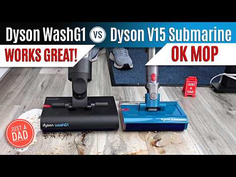 Dyson Wash G1 vs Dyson V15s Detect Submarine Wet Dry Vacuum / Mop COMPARISON