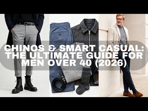 Chinos & Smart Casual: The ULTIMATE Guide for Men Over 40 (2026)
