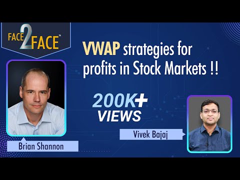 VWAP strategies for profits in Stock Markets!! #Face2Face with Brian Shannon