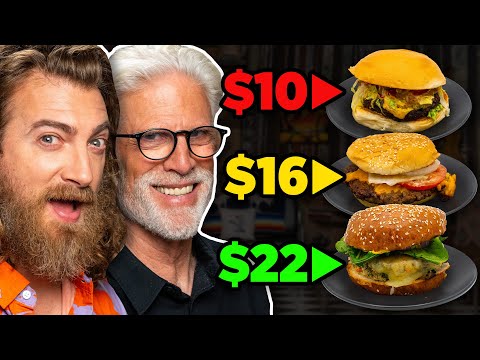 Frozen vs. Fast vs. Fancy Food Taste Test (ft. Ted Danson)