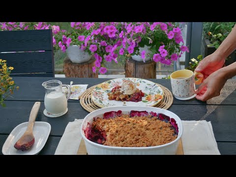 A Peaceful Summer Day in Finland 🌿 Harvest, Cook, Bake & Slow Living Moments 🫐🍰