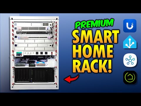 My 2025 SMART HOME Network RACK! (Build & Tour)