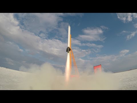 Dramatic Rocket Launch Over Utah Salt Flats - LDRS 39