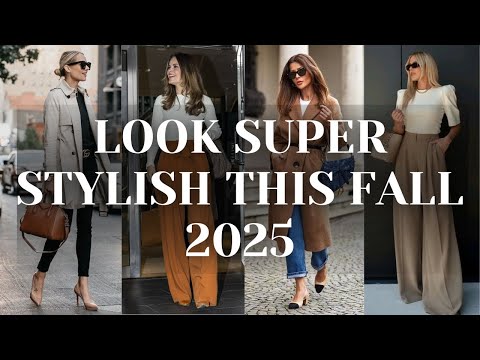 FALL FASHION 2025: How to Look Polished & Stylish All Season Long.🍂
