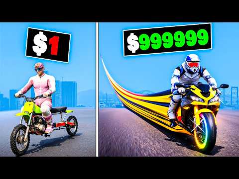 $1 to $1,000,000 Long Bike in GTA 5