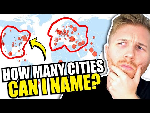 Guessing Every City Name in the World! (Impossible Challenge)