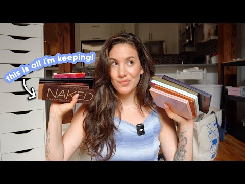 why i'm decluttering almost all my makeup & a new era begins!