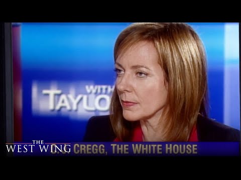 C.J. Deals With Bombshell on Live TV | The West Wing