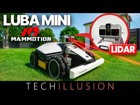 🔥AWESOME! MAMMOTION's newest high-end robotic lawnmower: LUBA Mini LiDAR tested! 😱LiDAR + RTK