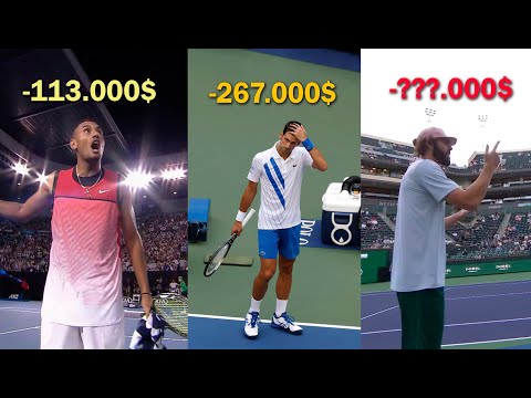The Most EXPENSIVE Fines in Tennis History