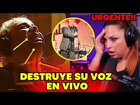 ¡EL COLAPSO VOCAL de CRISTIAN CASTRO en VIVO! 😱 | Vocal Coach Reaction & analysis