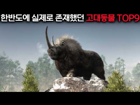 99%의 한국인들은 이런 동물이 살았다는 걸 모를 겁니다.