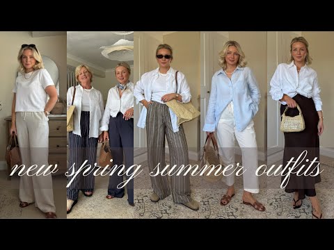 NEW SPRING SUMMER OUTFIT IDEAS AND NEW IN H&M, M&S HAUL | LAURA BYRNES