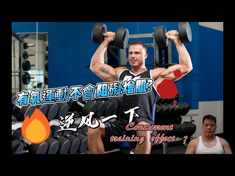 有氧運動不會阻礙肌肥大效應，是這樣嗎？