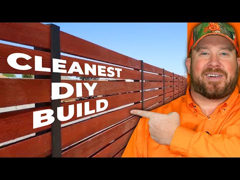 This is the BEST Horizontal Fence I've Seen YET!