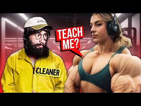 Cleaner BROKE the Ego of the “Strongest Women” 💪🔥 Anatoly GYM PRANK