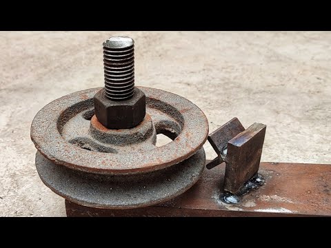 Simple Bending Tricks For Round Pipe / Easy And Useful ideas For Round Bar Bending / Metal Bending