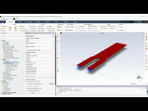 Modeling open water channel flow by VOF method in Ansys Fluent