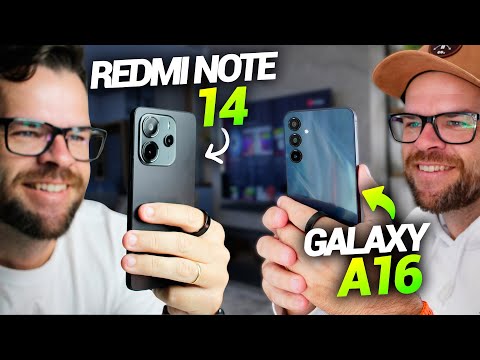 Samsung Galaxy A16 vs Xiaomi Redmi Note 14: Qual o melhor celular barato?