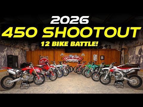 2026 450 MOTOCROSS SHOOTOUT - 12 BIKES!