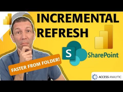 Faster SharePoint folder consolidation using Incremental Refresh (see warning in the notes)