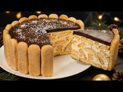 The Famous Christmas Dessert in 5 minutes 🎄 Everyone is Looking for This Recipe 🤩 Simple and Delicio
