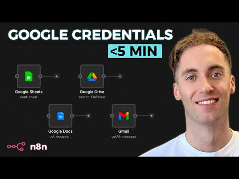 Set up Google Credentials in n8n in 2026 (Google Sheets, Drive, Gmail)
