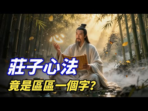 庄子：人世间最高级的“心法”，就一个字！可惜无人能懂！ #庄子 #心法 #人生境界 #哲学