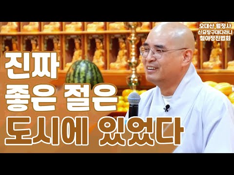 진짜 좋은 절은 도시에 있었다 | 7월 신묘장구대다라니 철야정진법회 | 자현스님 법문