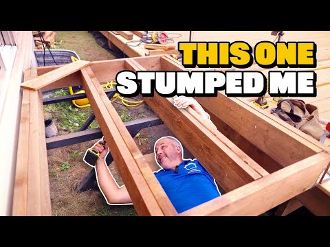 Building A Landing (and Stairs) For My New Deck