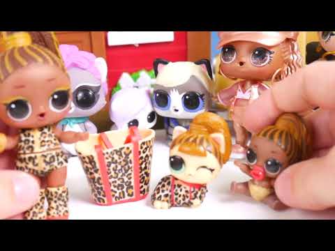 LOL OMG Makeover with DIY Schoolhouse Build and Big Sister Hospital Doll