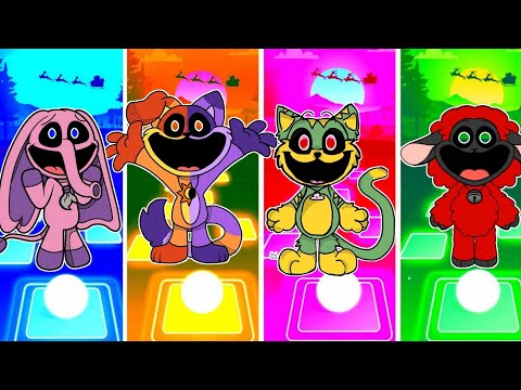 Poppy Playtime Chapter 3 Catnap 🆚 Craftycorn 🆚 Hoppy Hopscotch 🆚 Pickypiggy  Tiles Hop EDM Rush