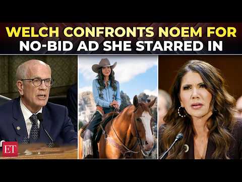 'Why did you star in the ad yourself?': Peter Welch brutally confronts Noem over no-bid DHS campaign