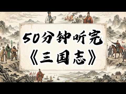 50分钟读懂三国志！#認知覺醒#成長#人生#深夜讀書#情感故事#老年生活#一口氣看完#夜讀人生#閲人智慧#處世智慧 #中國名著#名著#中國歷史#讀書#四大名著#論語#史記 #三国志