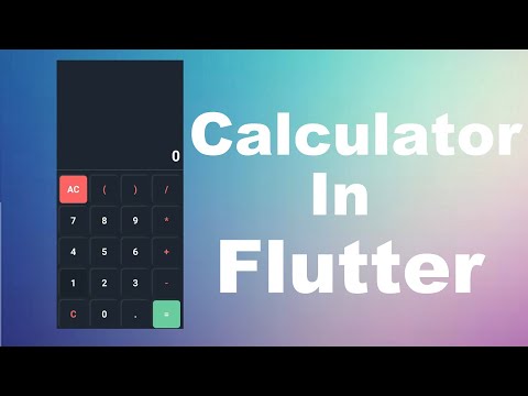 How To Create Calculator App in Flutter - Calculator App in Flutter Tutorial