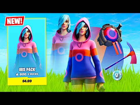 Winning in Solos! *New Iris Starter Pack* (Fortnite Battle Royale)