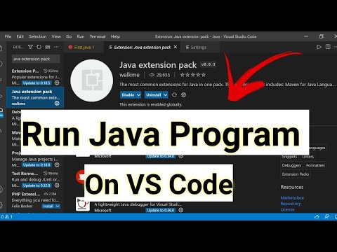 How to Run Java in Visual Studio Code | Hindi |  Complete Step |