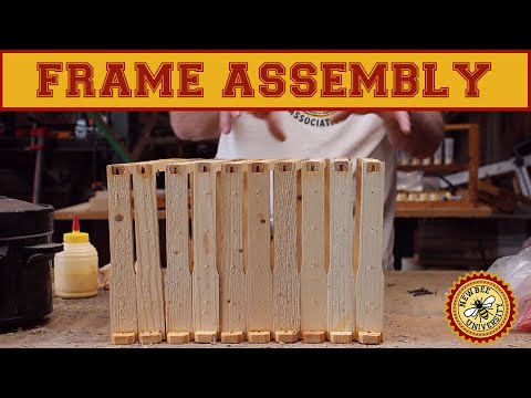 Beekeeping 101 -  Bee Frame Assembly without a Jig
