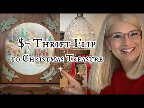 10 Goodwill Finds (Under $7) Transformed Into Stunning Christmas Decor!