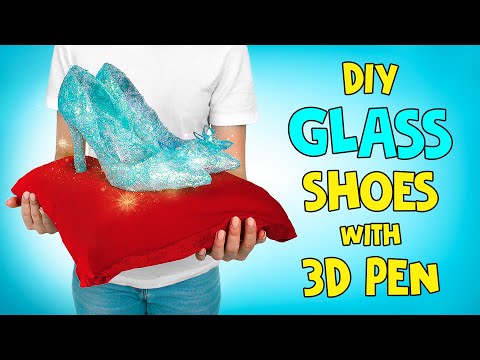 Real Princess Shoes | Making At Home With 3D Pen