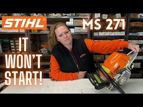 Stihl MS 271 Farm Boss!  Customer Says:  WHY Won't My Chainsaw START ? Will It Run On Water?