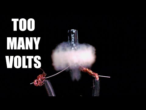 Blowing up Capacitors at 187,000FPS